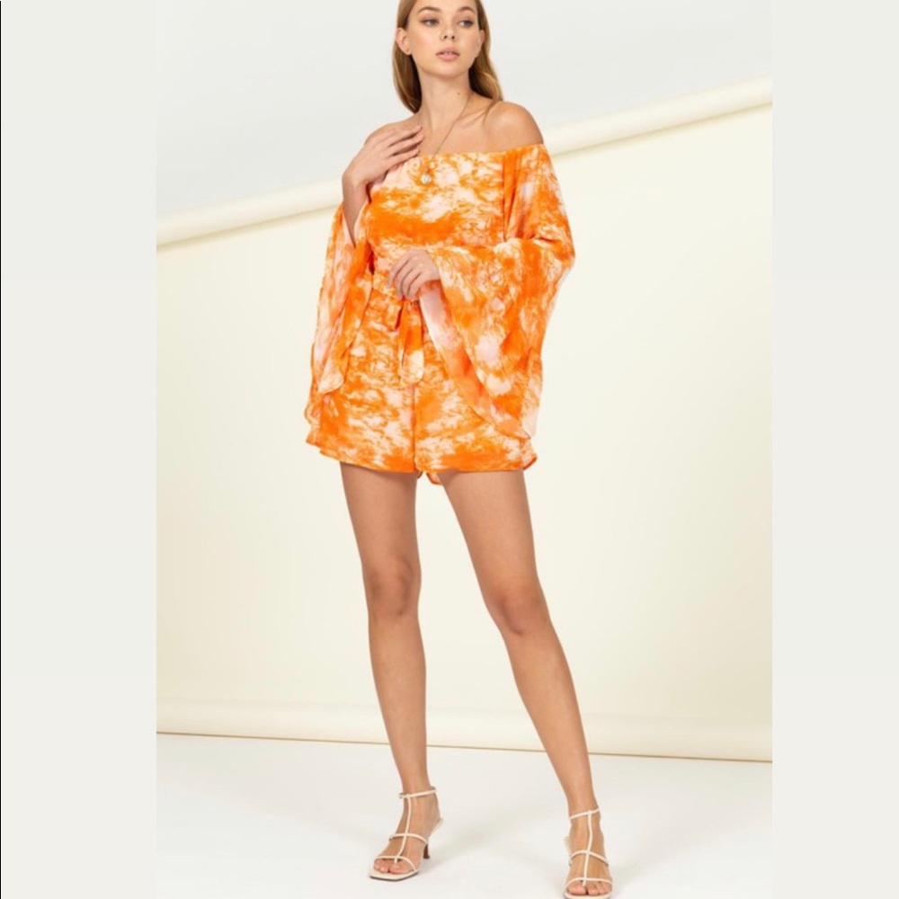 Woven romper